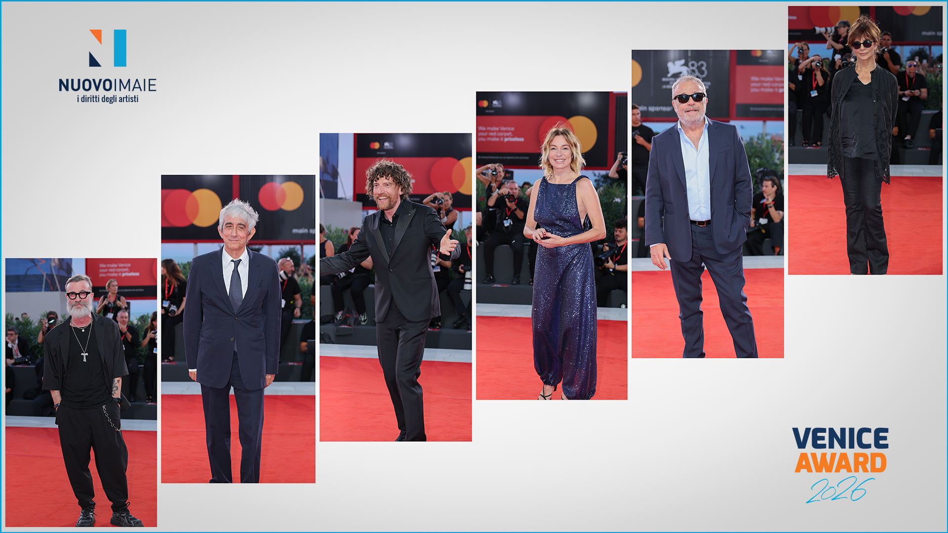 Il talento che attraversa generazioni: a Venezia i Premi del NUOVO IMAIE a Claudio Amendola, Marco Masini, Laura Morante, Stefania Rocca, Sergio Rubini e Maurizio Lastrico